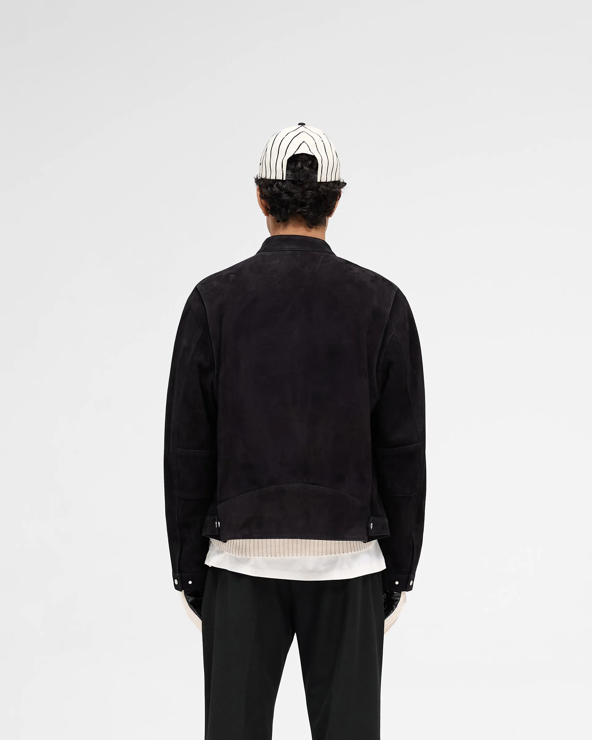 Overdrive Suede Jacket - Jet Black