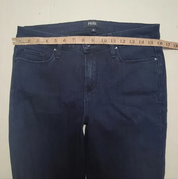 PAIGE Dark Blue Jeans