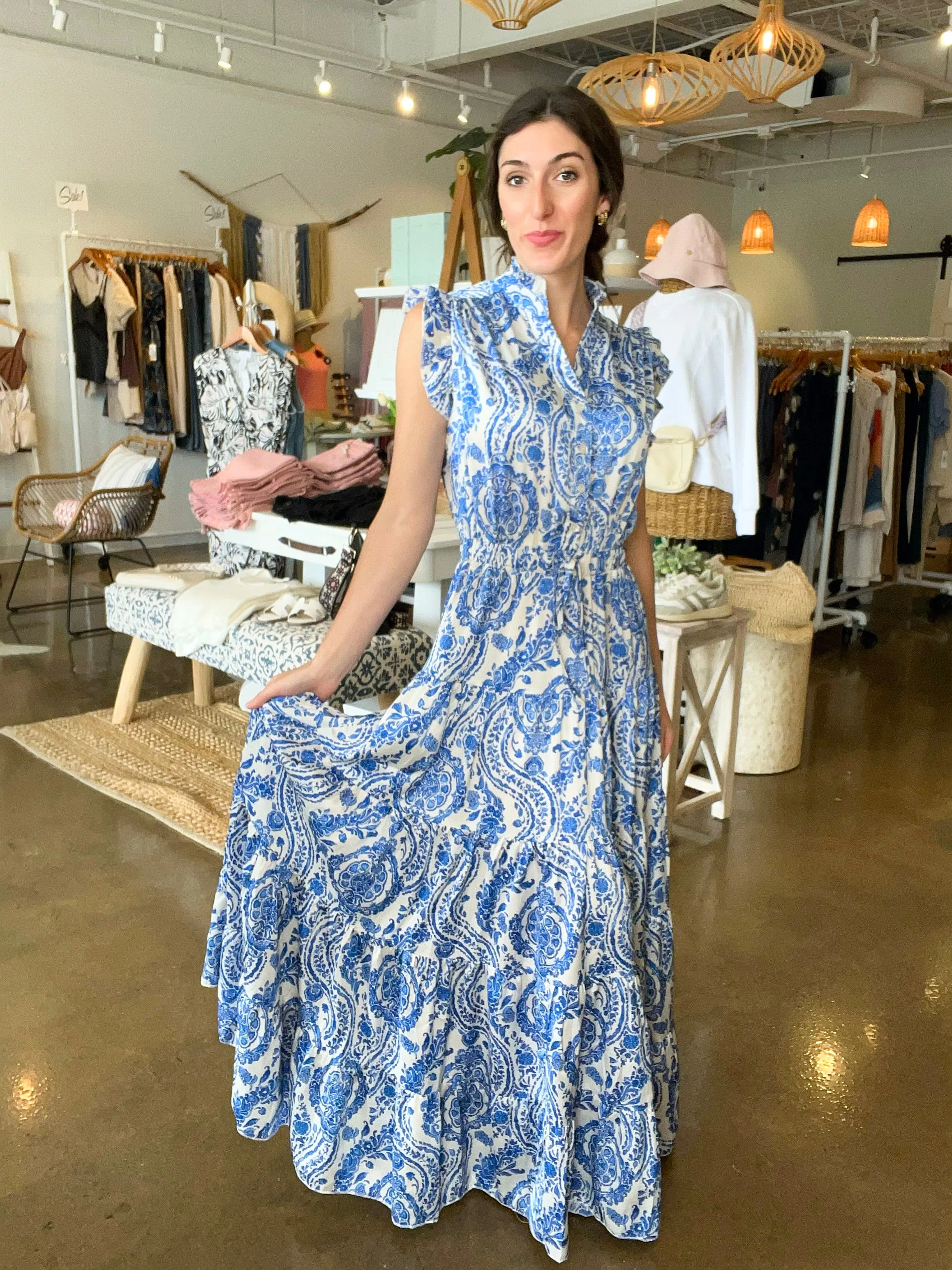 Paisley Maxi Dress