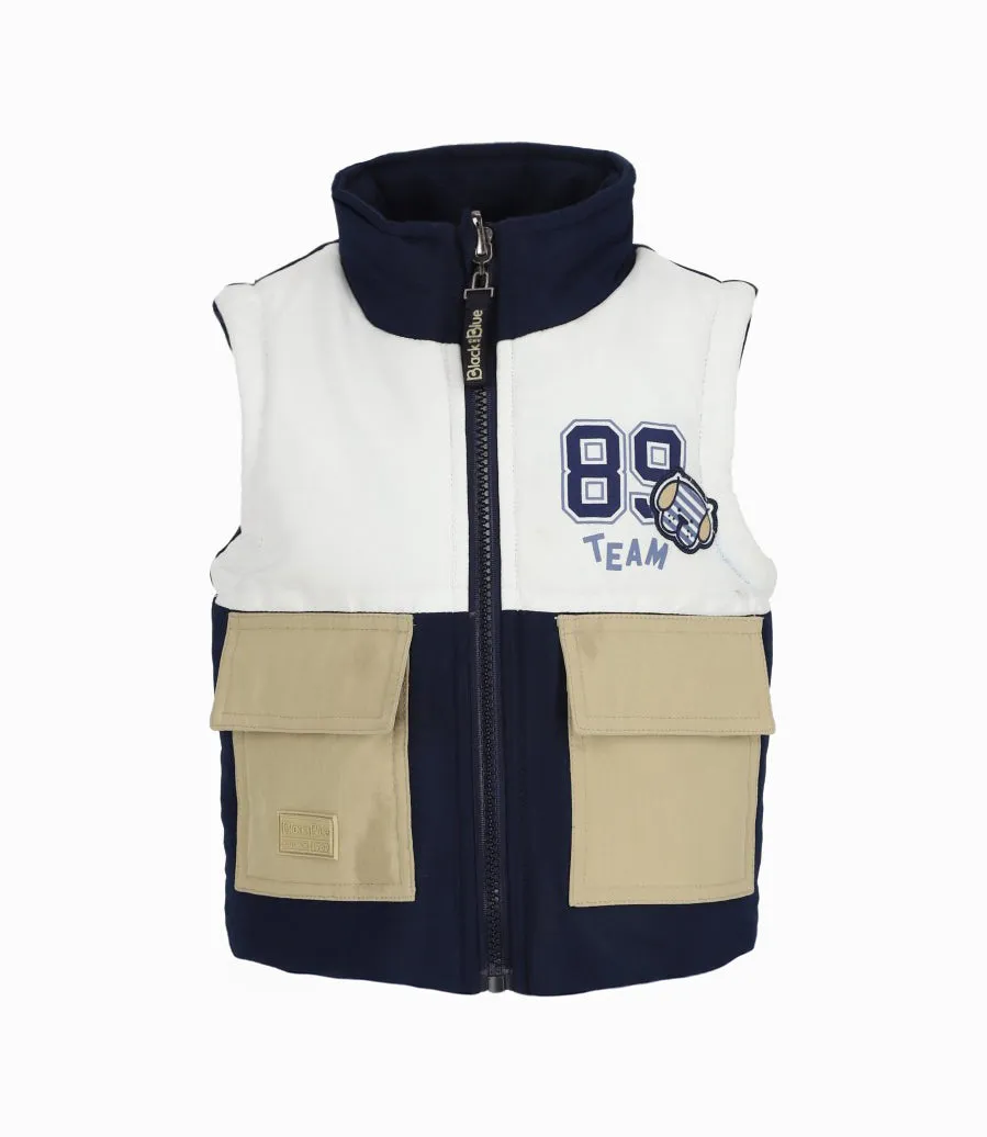 Parka bebé sin mangas