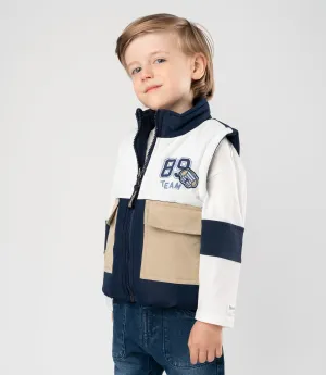 Parka bebé sin mangas