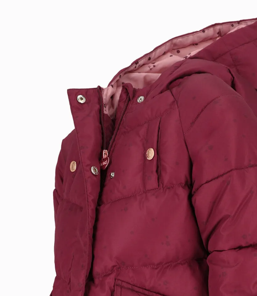 Parka Niña Flores