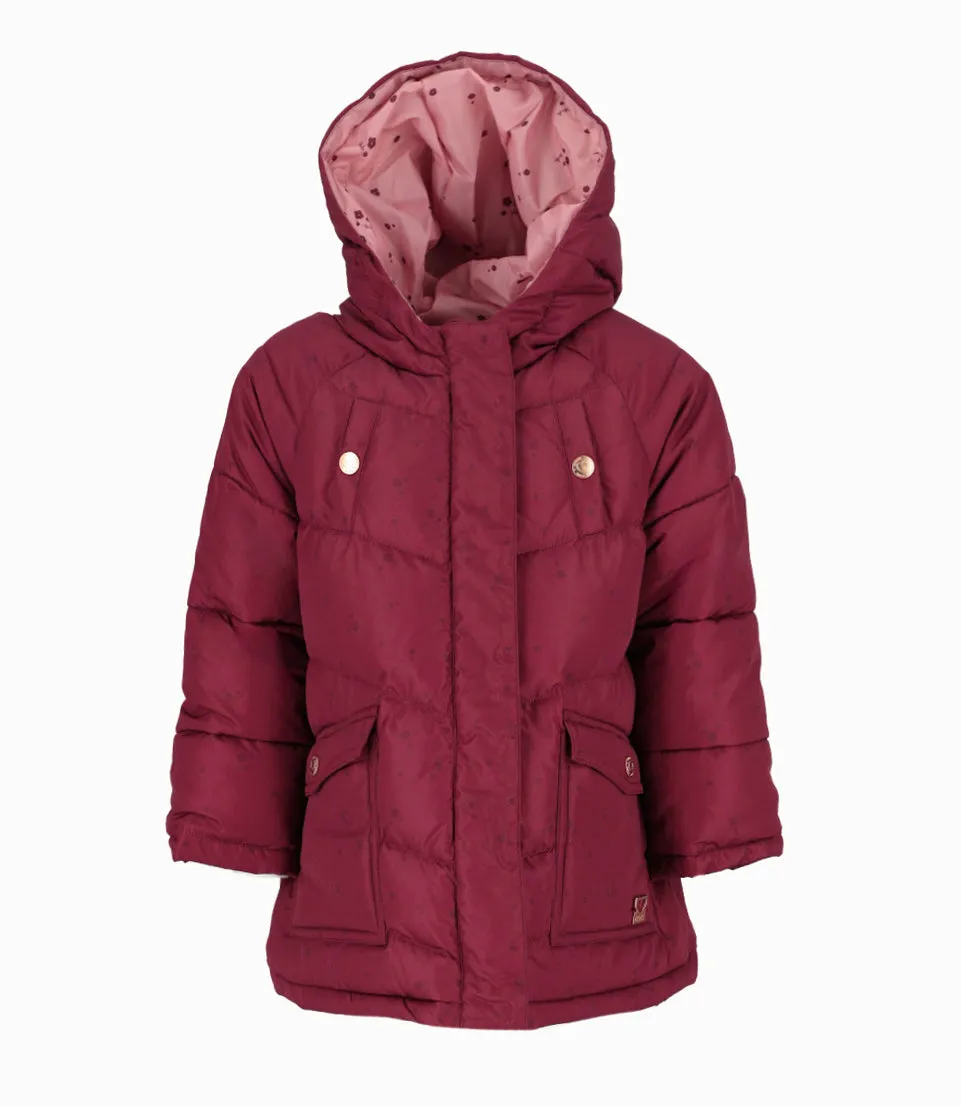 Parka Niña Flores