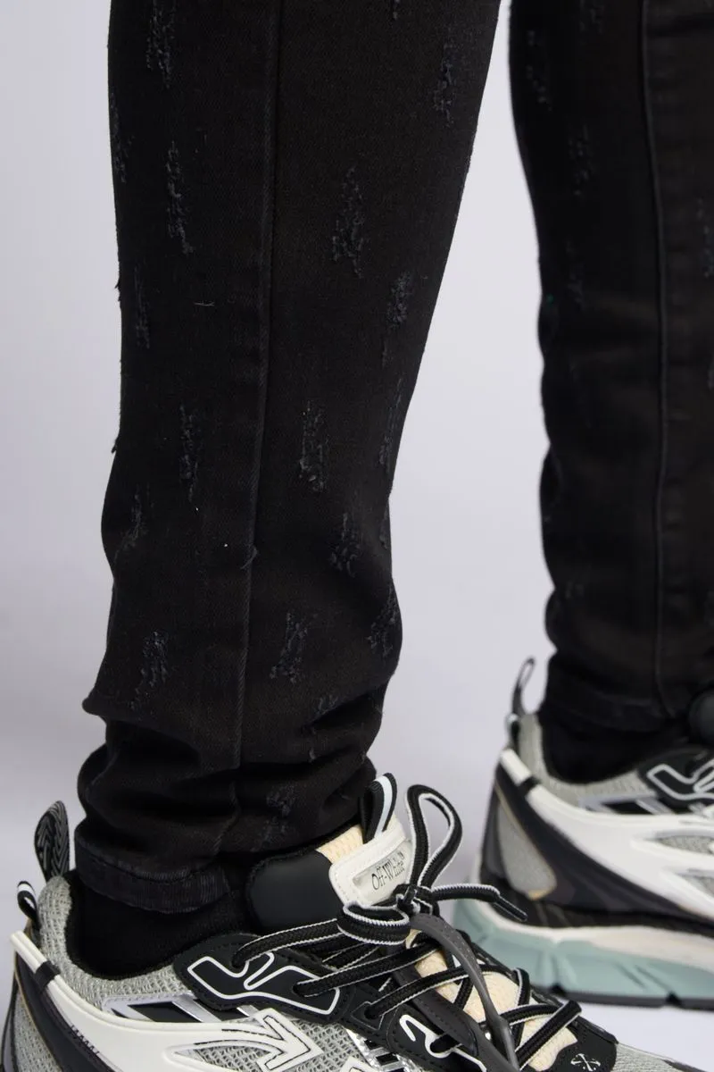 PHEELINGS SURVIVED SKINNY DENIM (Jet Black)