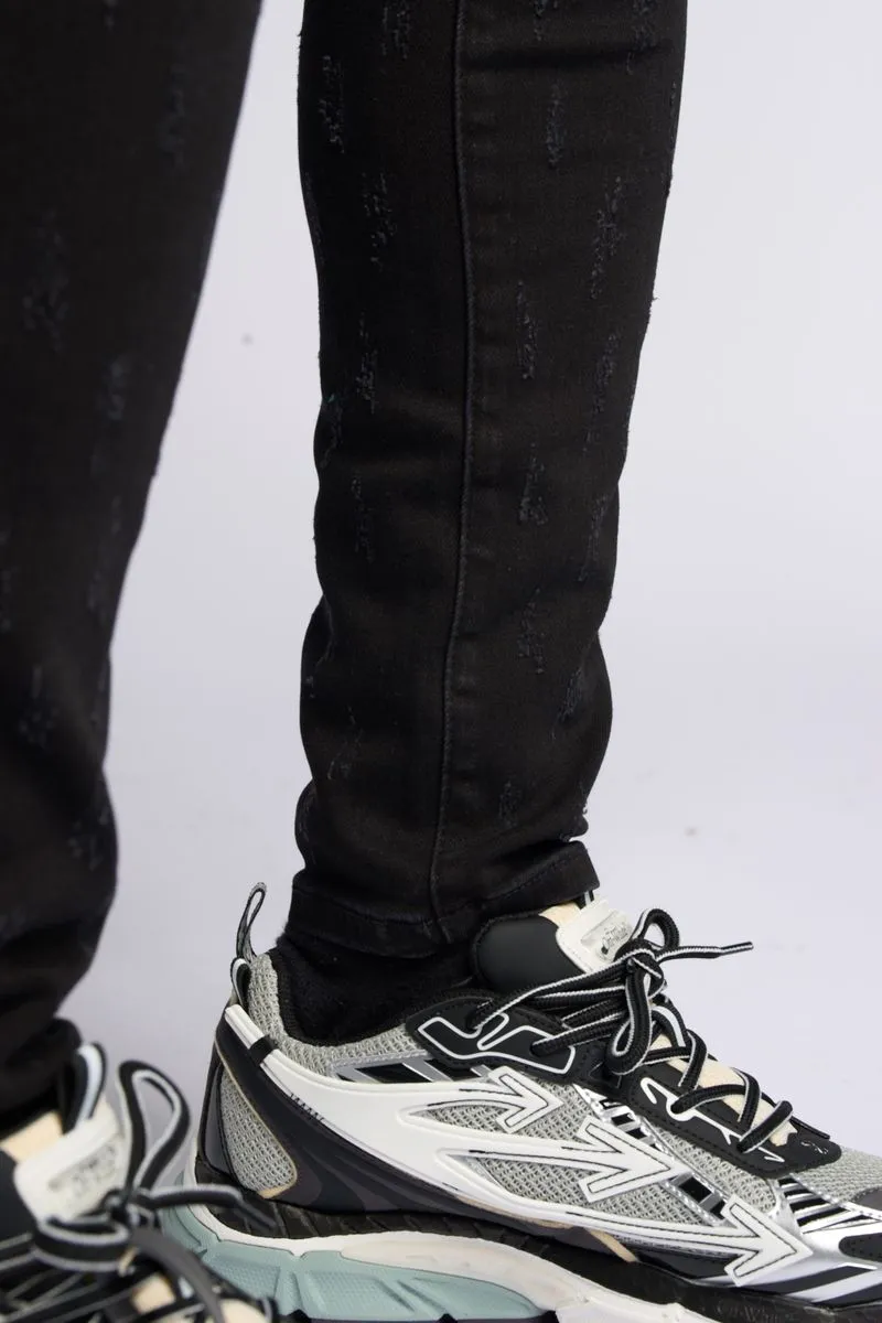 PHEELINGS SURVIVED SKINNY DENIM (Jet Black)