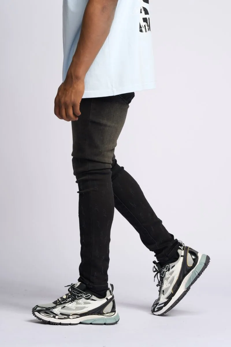 PHEELINGS SURVIVED SKINNY DENIM (Jet Black)