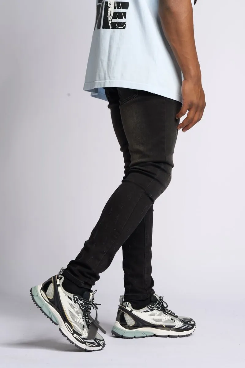PHEELINGS SURVIVED SKINNY DENIM (Jet Black)