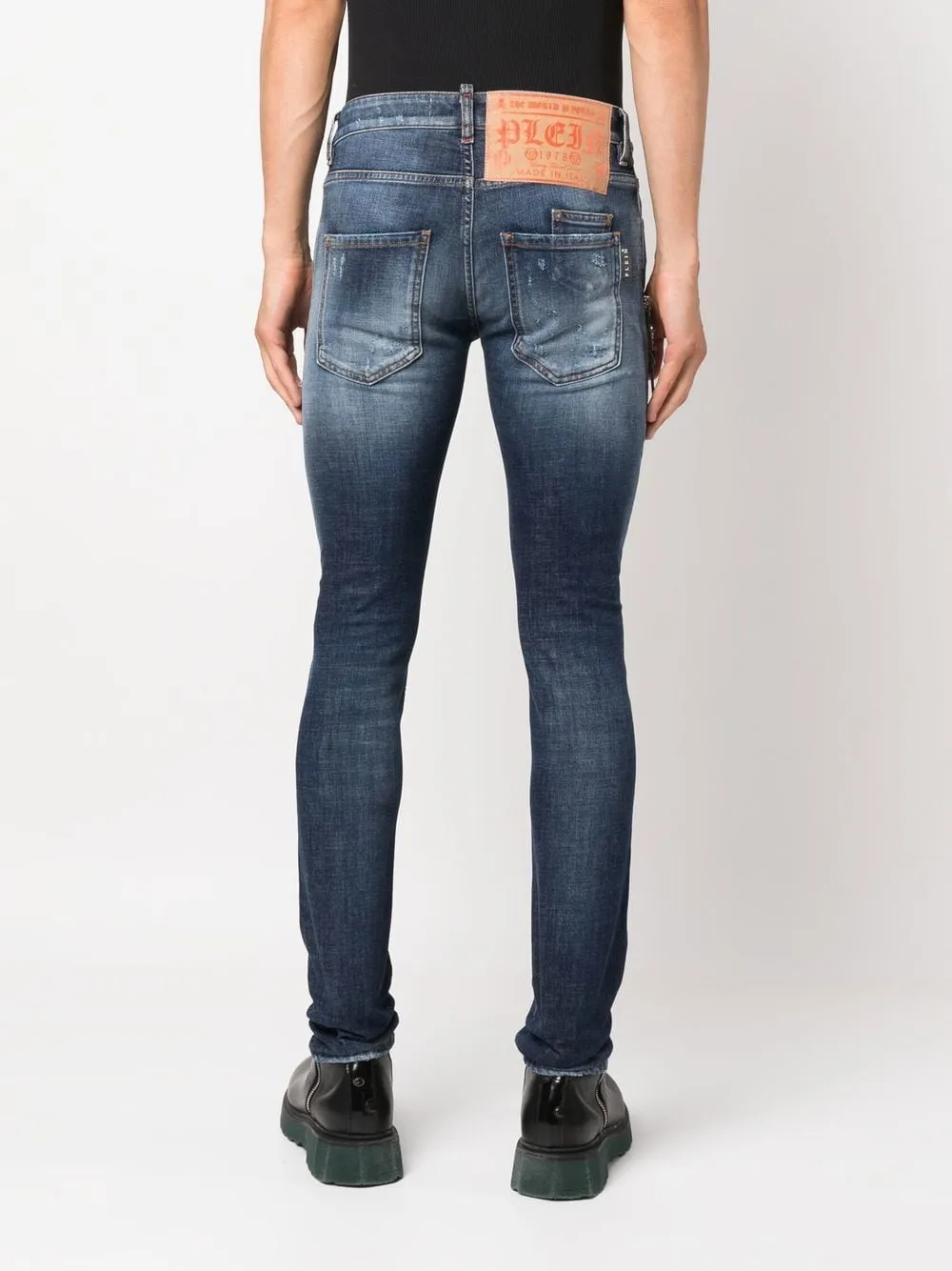 Philipp Plein Rock Star distressed jeans