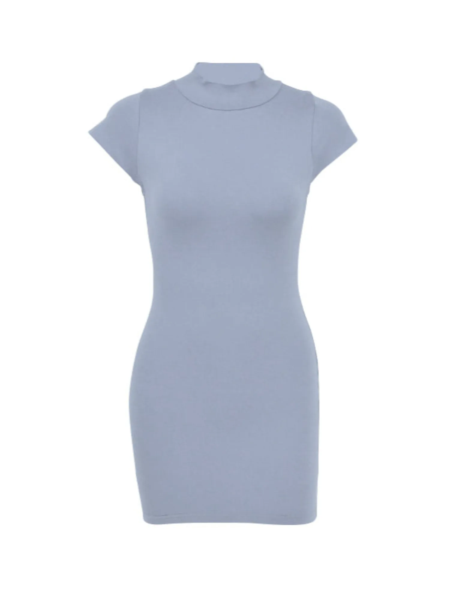 Power Shoulder Mini Dress