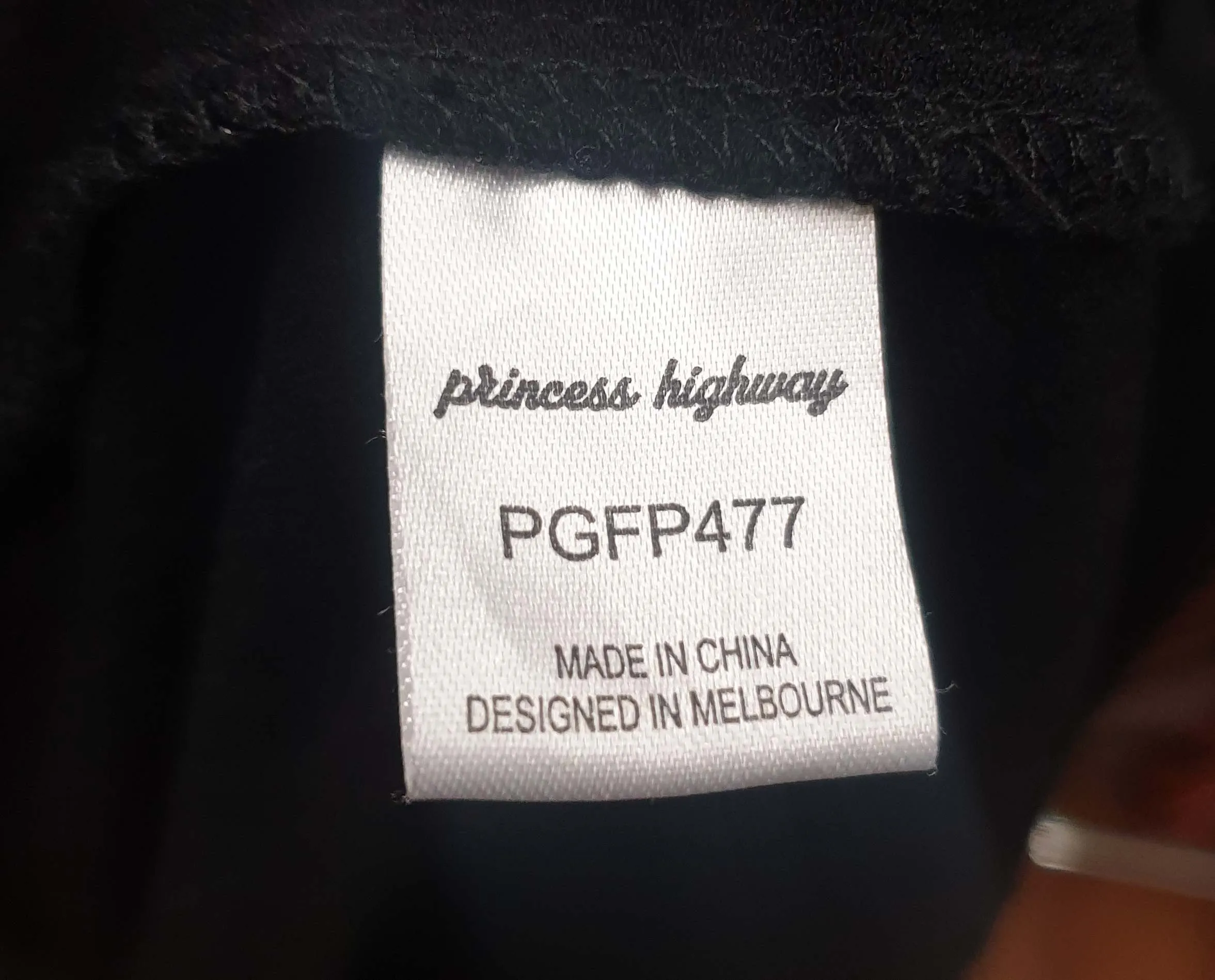 Princess Highway black tiered maxi dress size 8