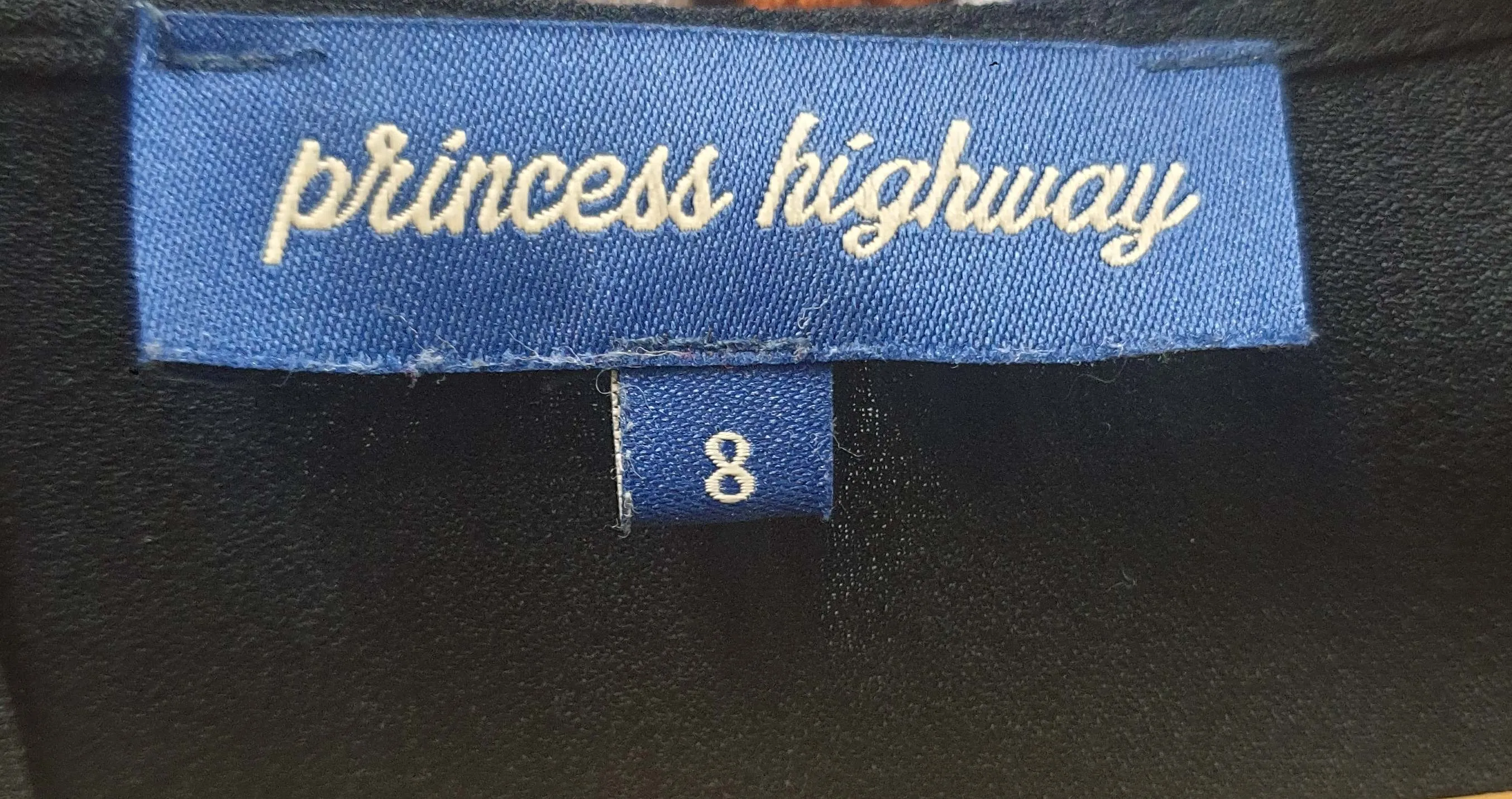 Princess Highway black tiered maxi dress size 8