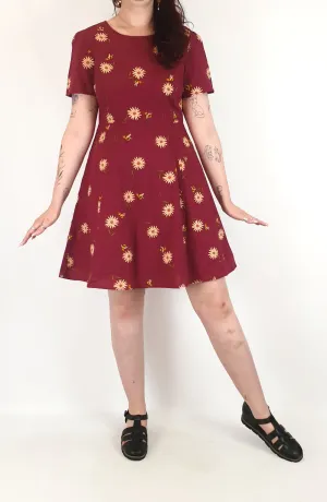 Princess Highway red floral cotton dress size 12