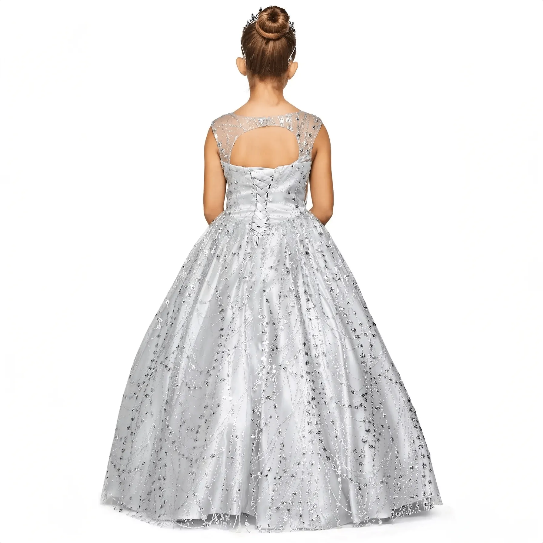 Princess Lorena Gown - Silver