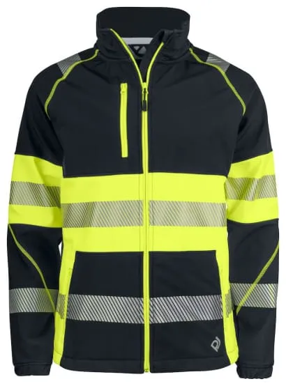 Projob 6443 High Visibility Projob Softshell Jacket 20471 class 1