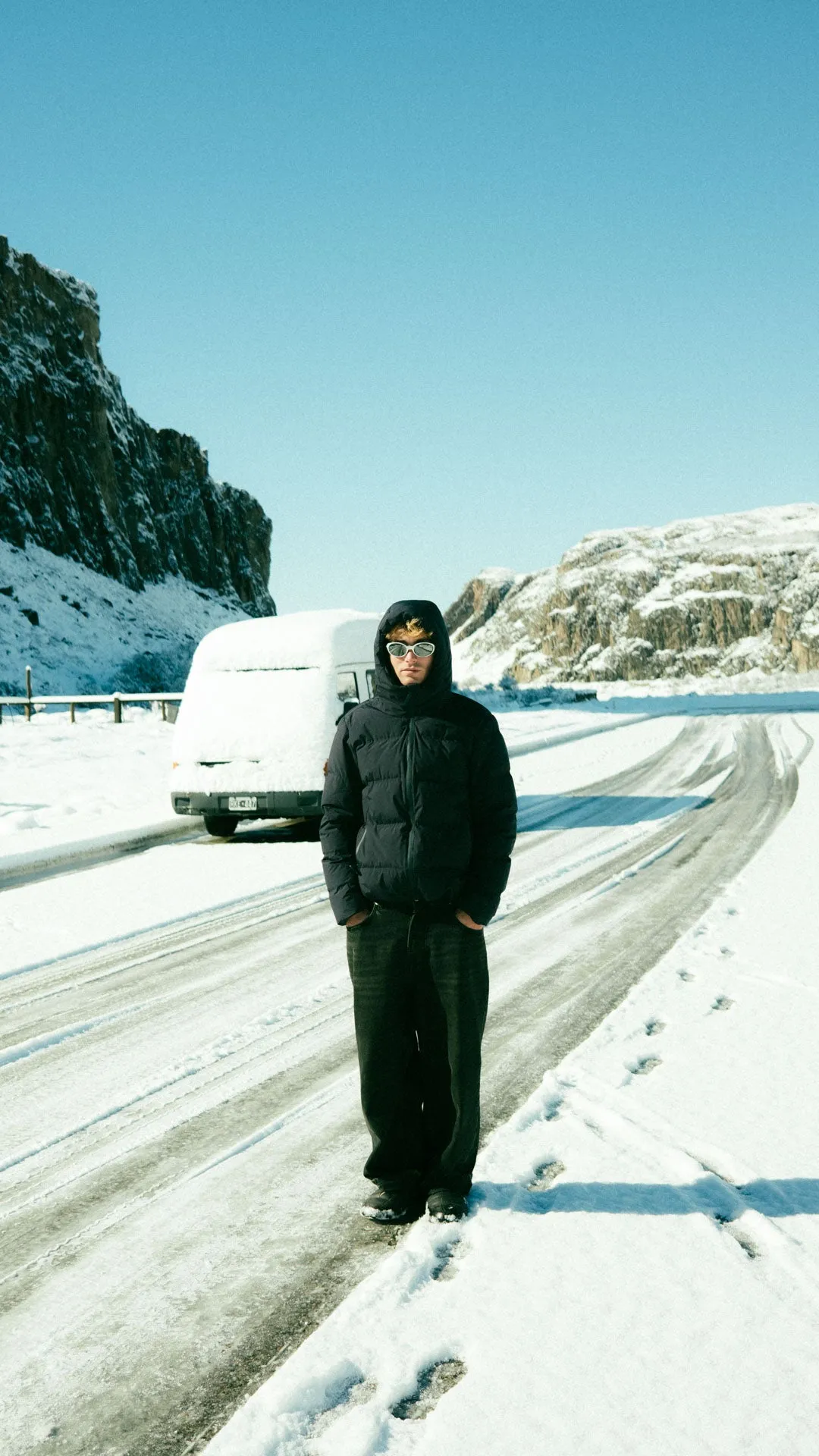 PUFFER PARKA NEST AZUL MARINO