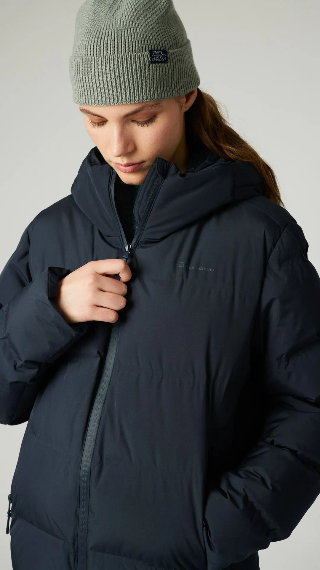 PUFFER PARKA NEST AZUL MARINO