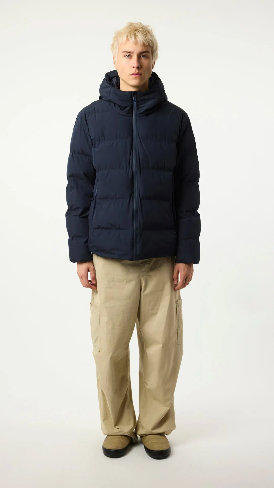 PUFFER PARKA NEST AZUL MARINO