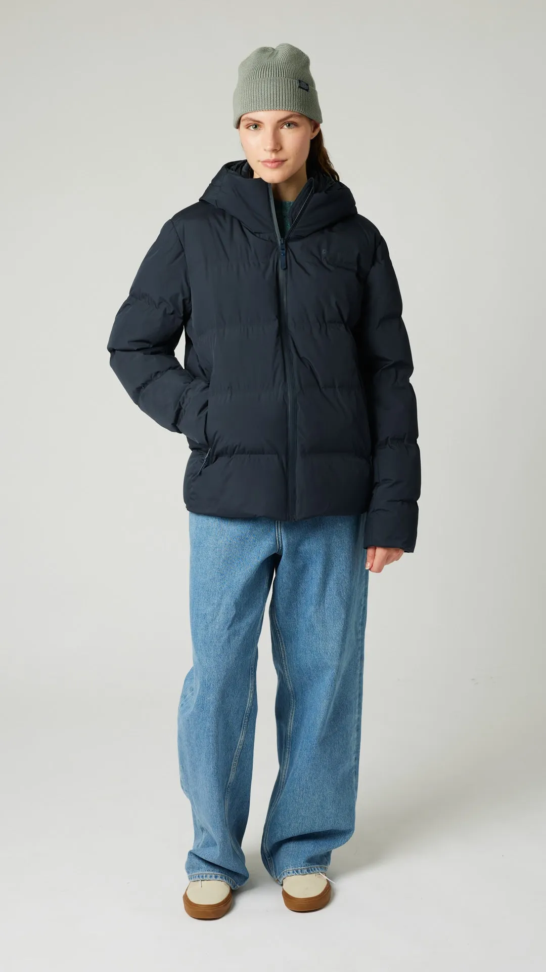 PUFFER PARKA NEST AZUL MARINO