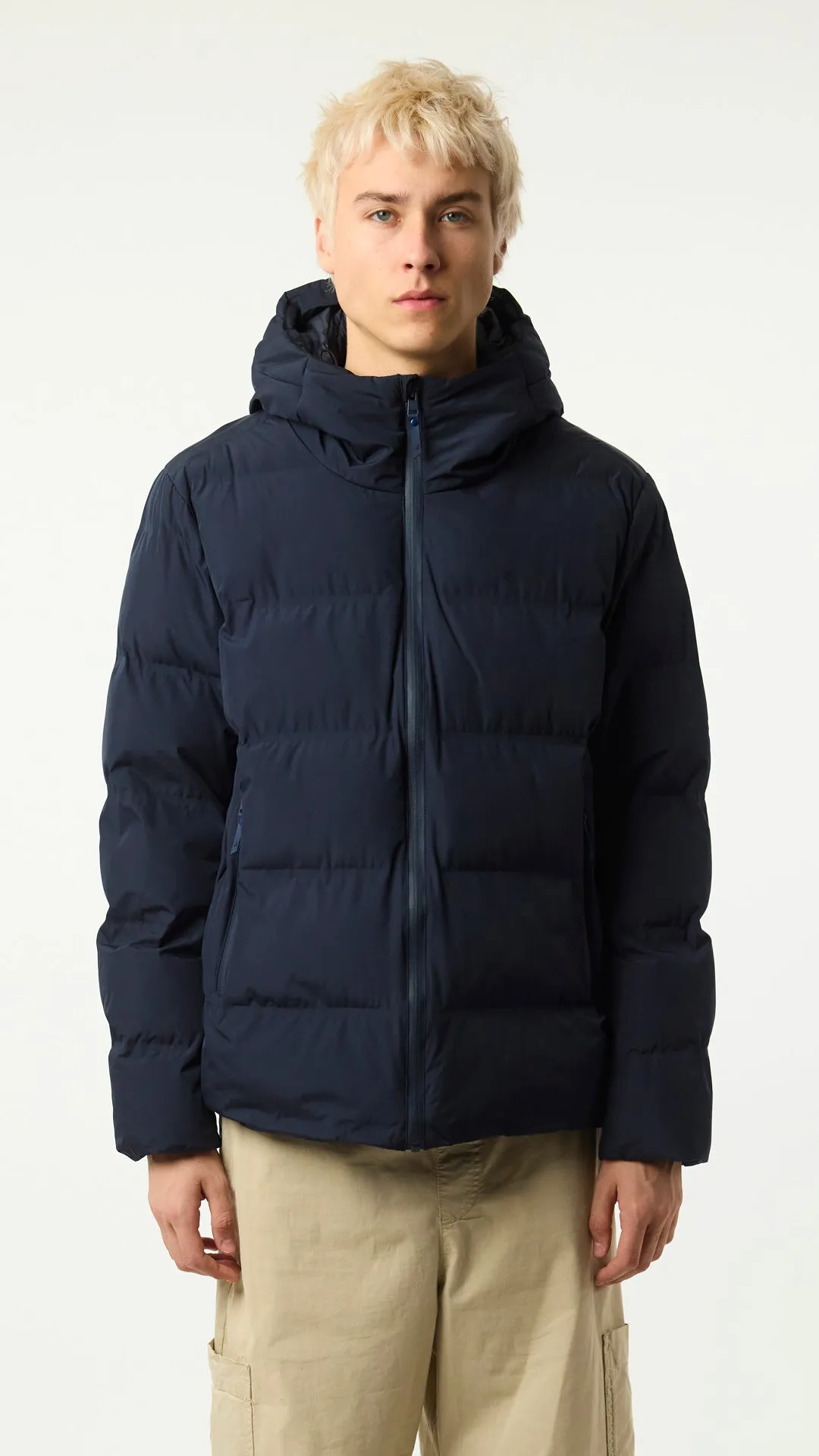 PUFFER PARKA NEST AZUL MARINO