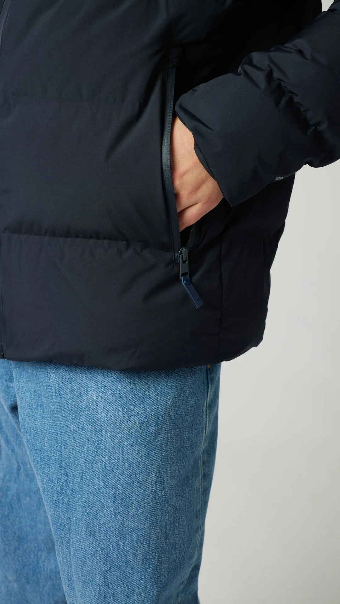 PUFFER PARKA NEST AZUL MARINO