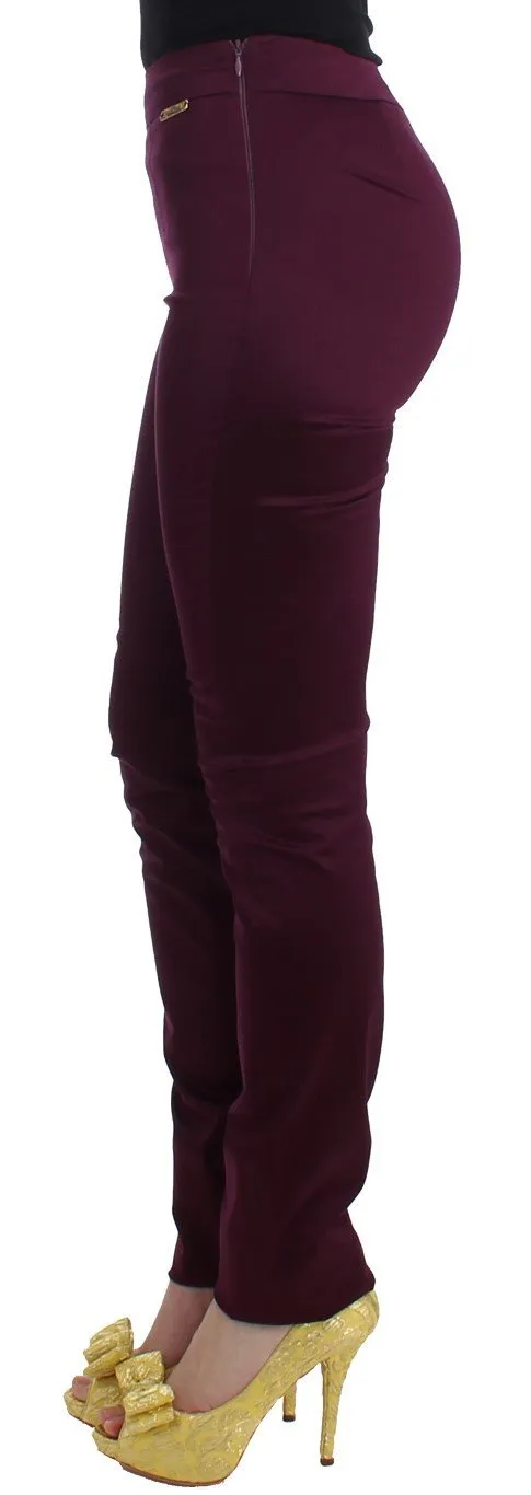 Purple slim fit pants