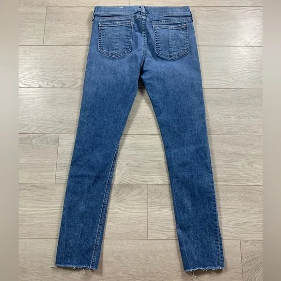 Rag &amp; Bone Ankle Skinny Jeans in Lucky Rouge