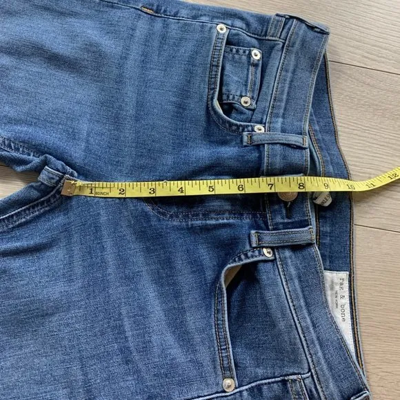 Rag &amp; Bone Ankle Skinny Jeans in Lucky Rouge
