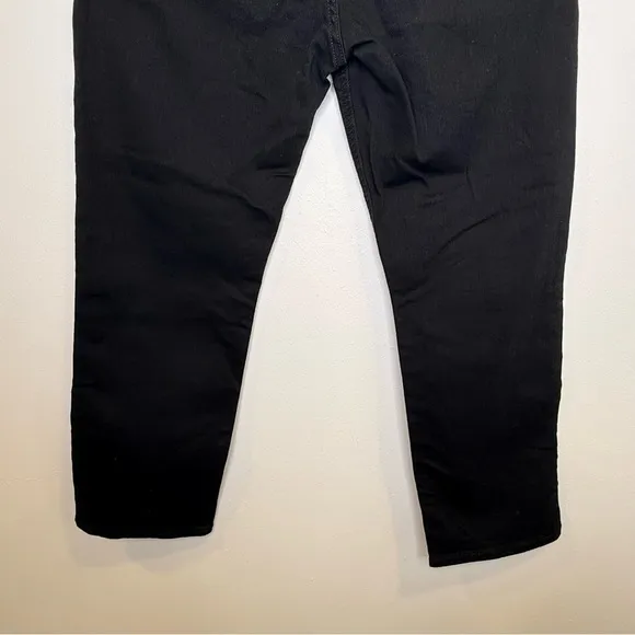 Rag &amp; Bone Nina High Rise Ankle Cigarette Jeans in No Fade Black Size 28