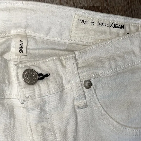 Rag &amp; Bone White Skinny Jeans Size 25