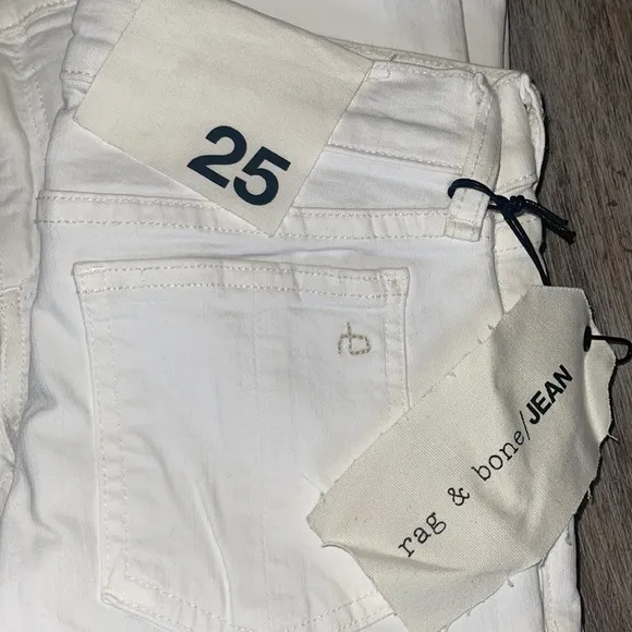 Rag &amp; Bone White Skinny Jeans Size 25