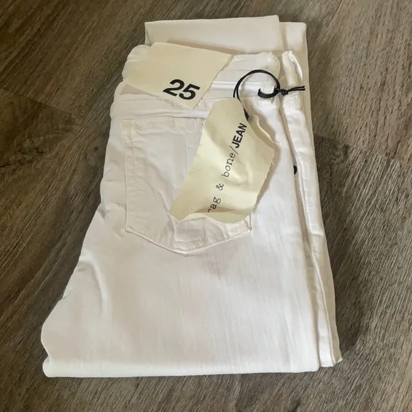 Rag &amp; Bone White Skinny Jeans Size 25