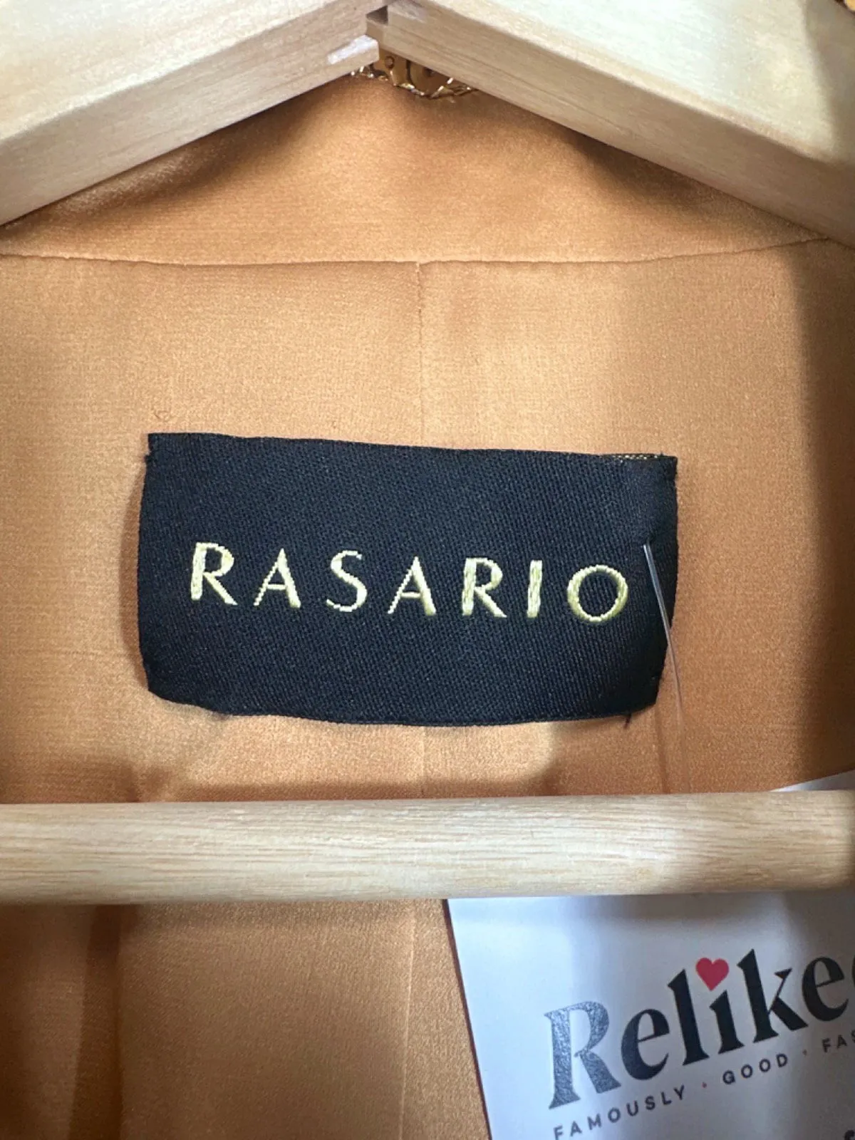 Rasario Gold Sequin Blazer UK 8