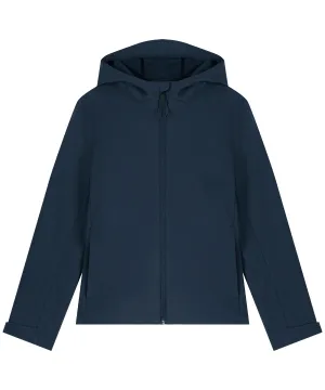 Recyled Polyester Hooded Softshell Jacket: Womens