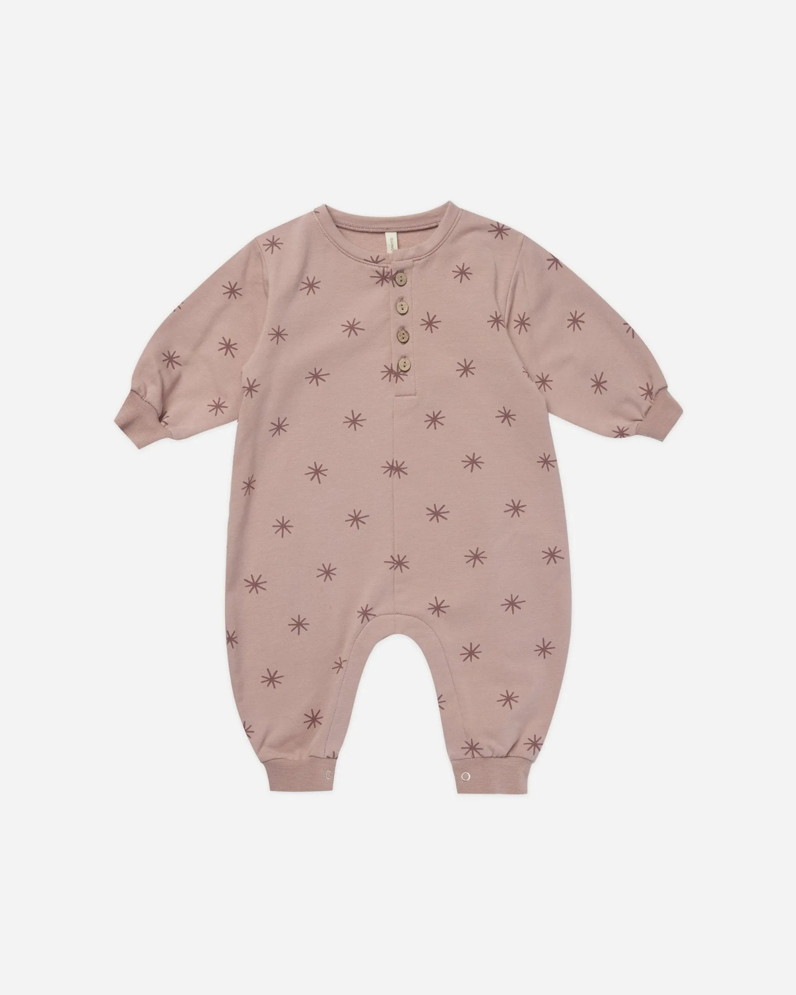 Relaxed Fleece Jumpsuit || Snow Star