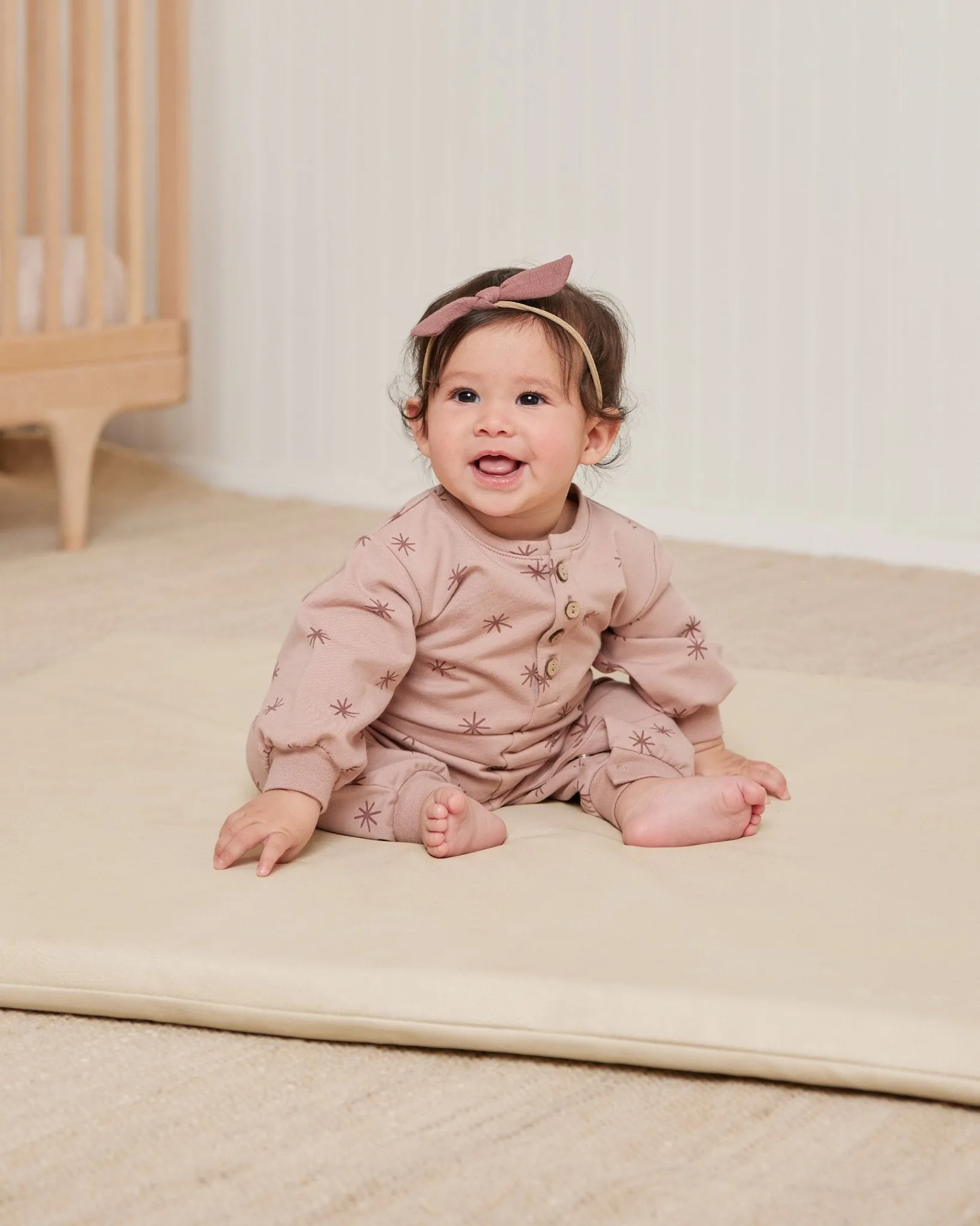 Relaxed Fleece Jumpsuit || Snow Star