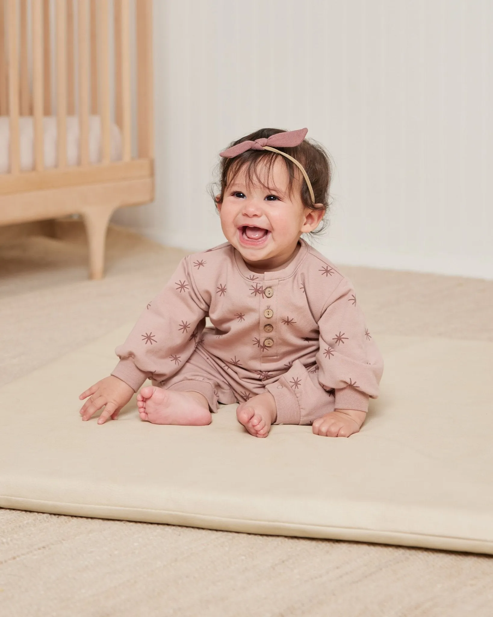 Relaxed Fleece Jumpsuit || Snow Star
