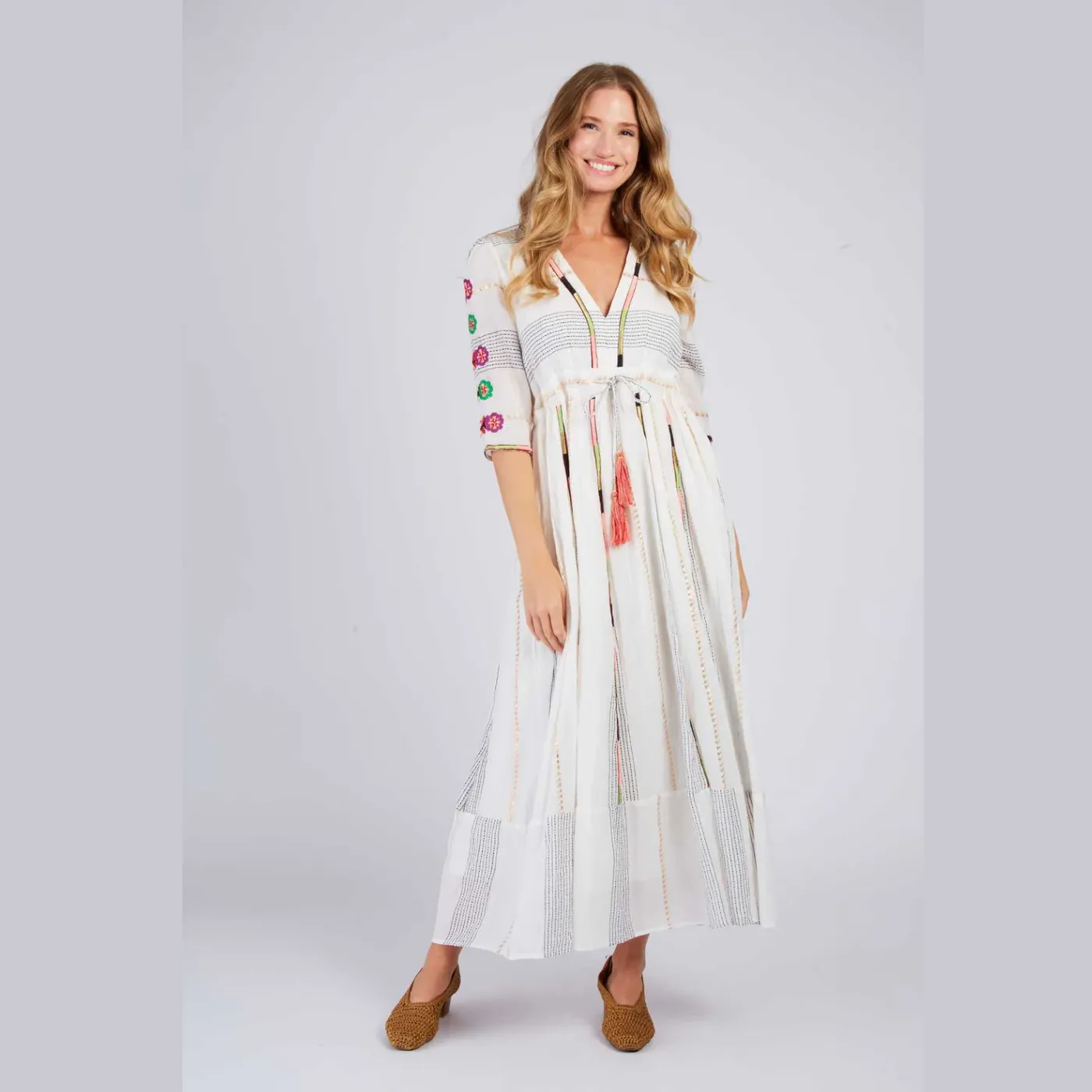 Rene Derhy Camille Dress | Ecru