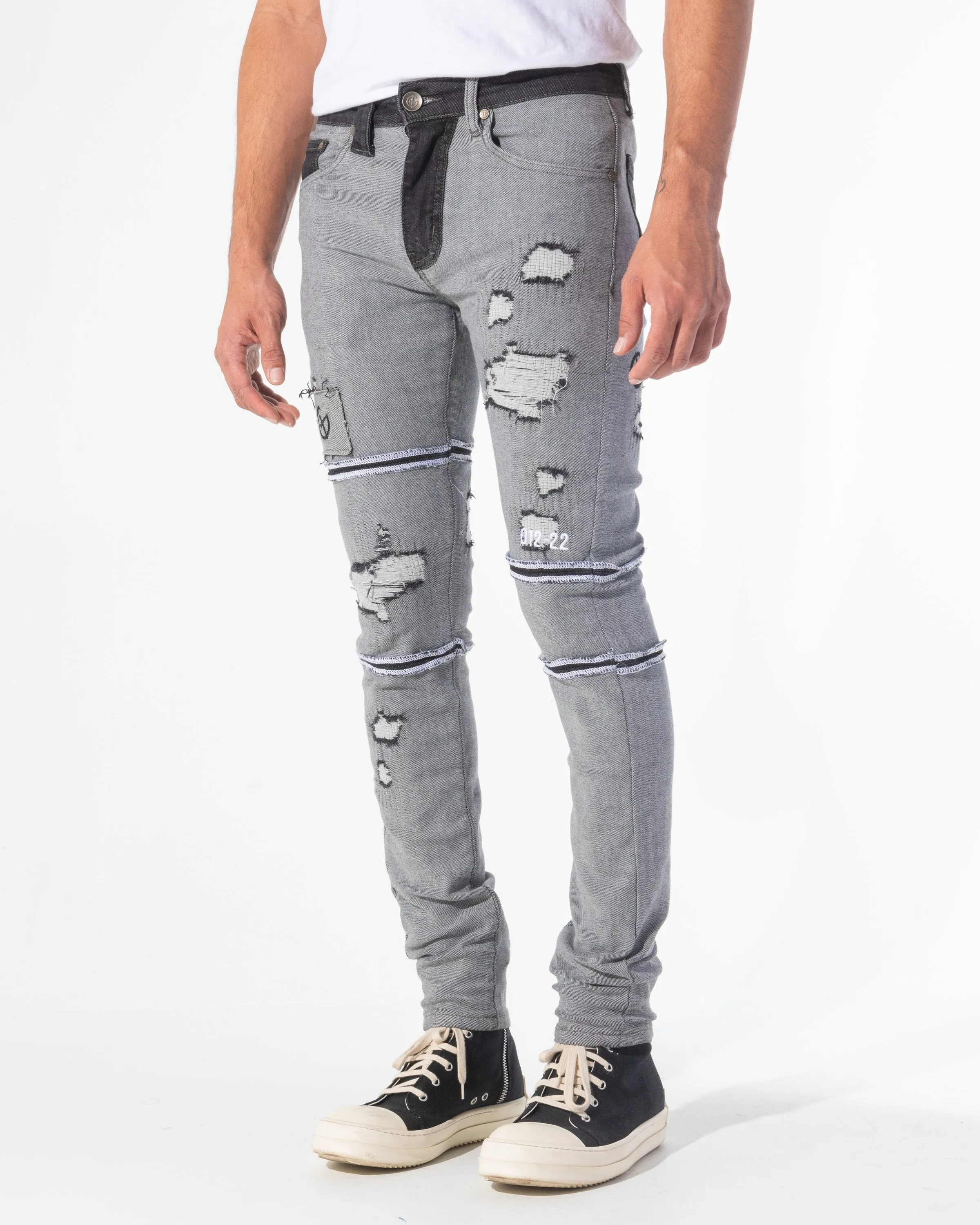 REVERSE DENIM (LIGHT BLACK)