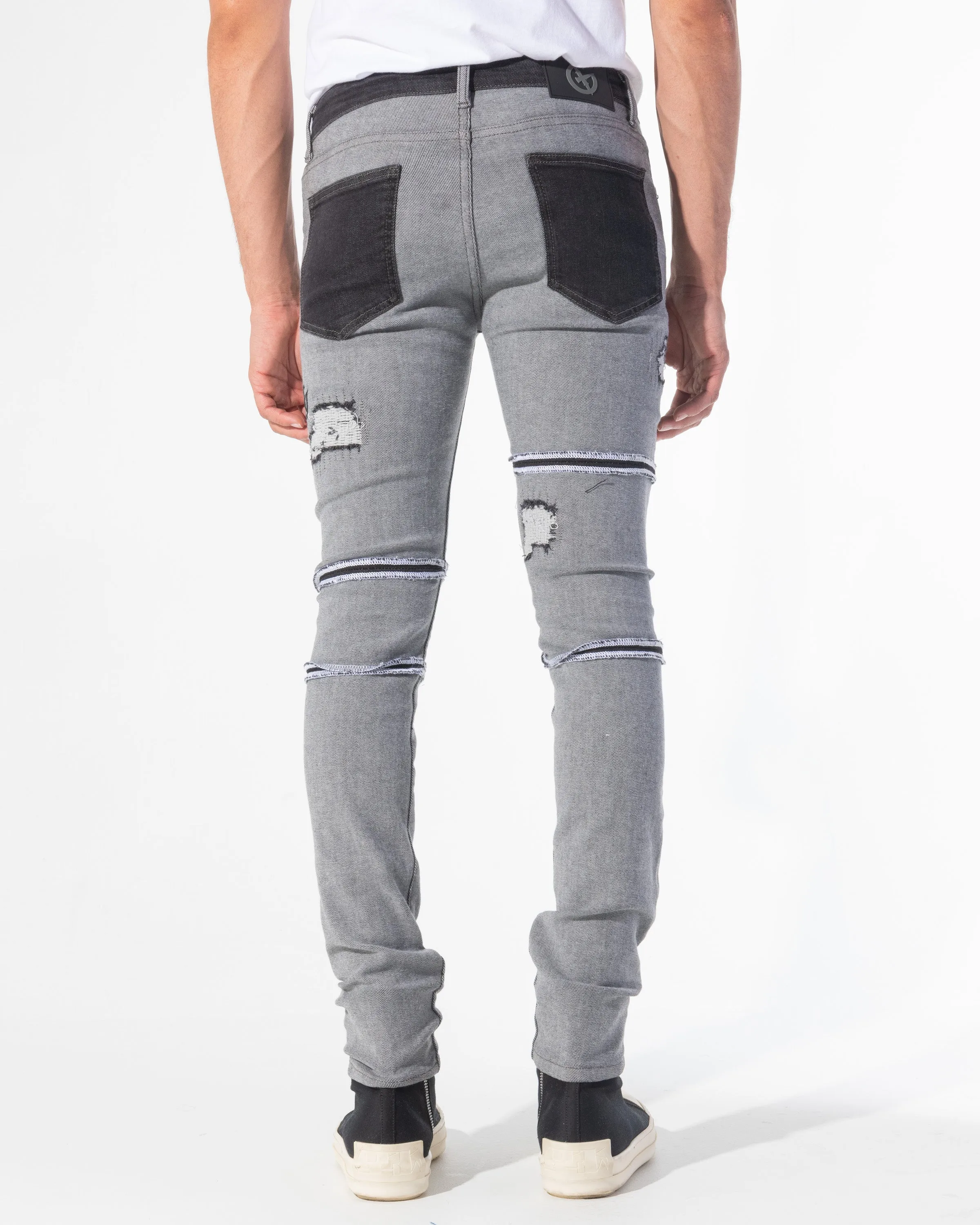 REVERSE DENIM (LIGHT BLACK)
