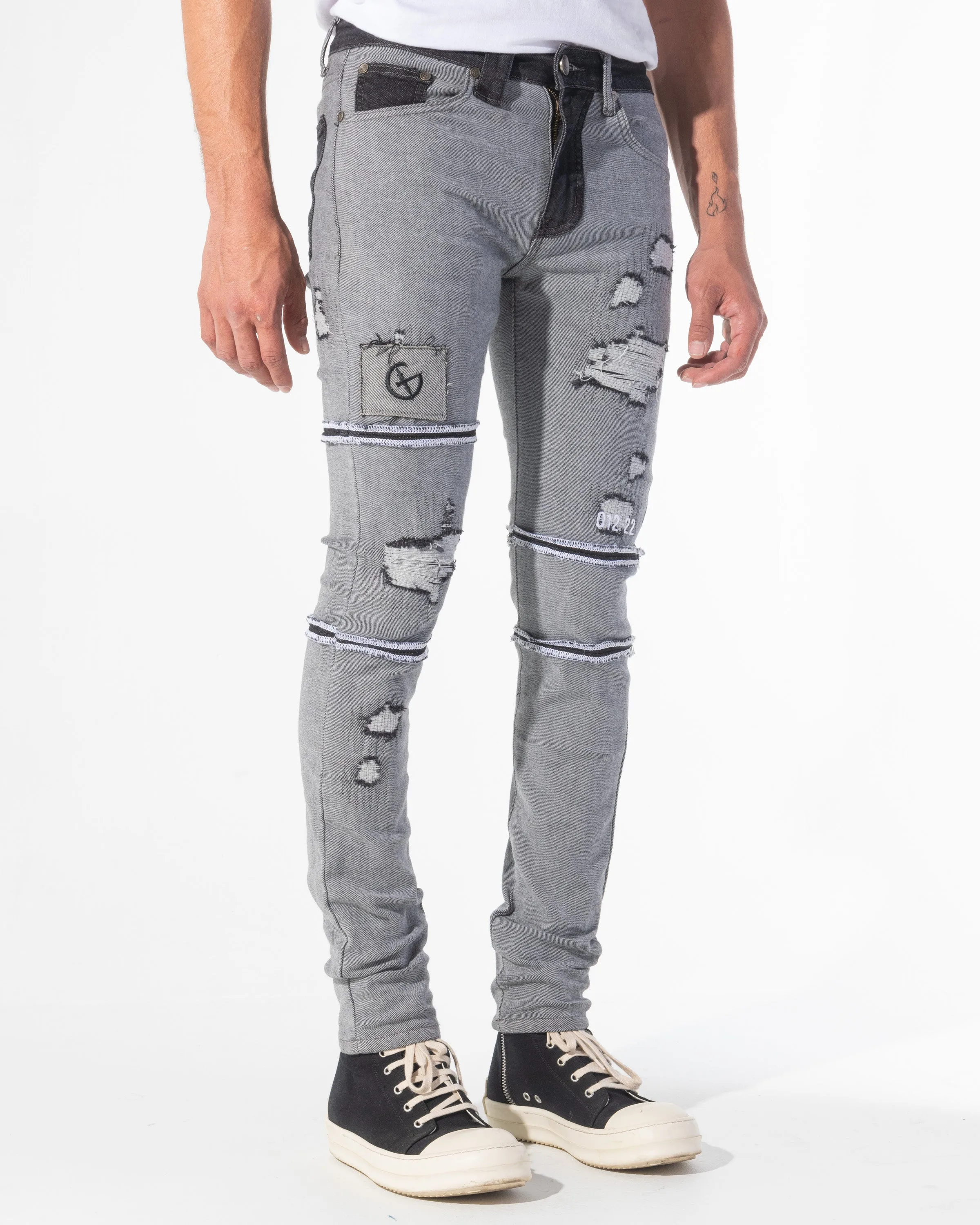 REVERSE DENIM (LIGHT BLACK)