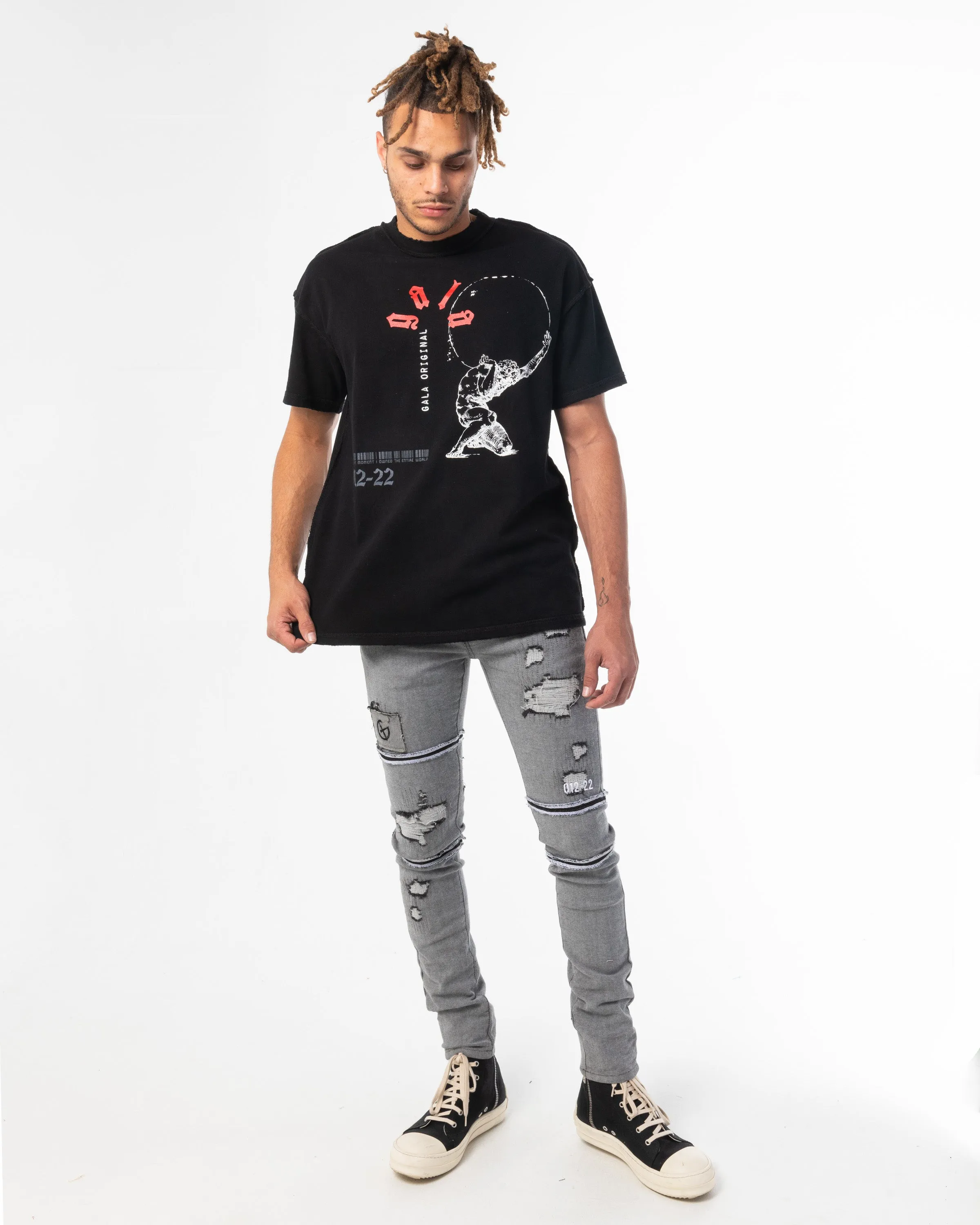 REVERSE DENIM (LIGHT BLACK)
