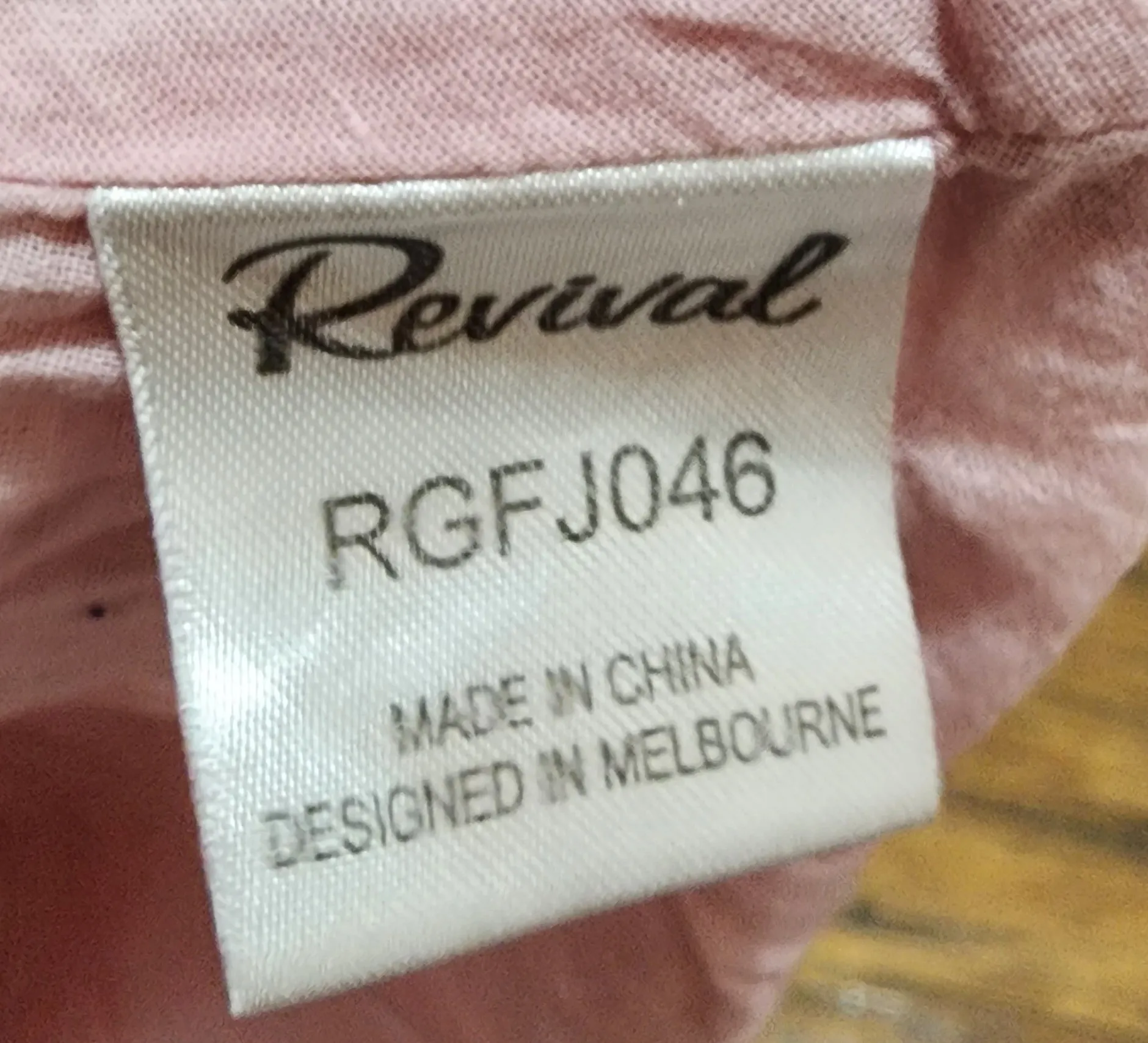 Revival pink cotton dog print dress size 12
