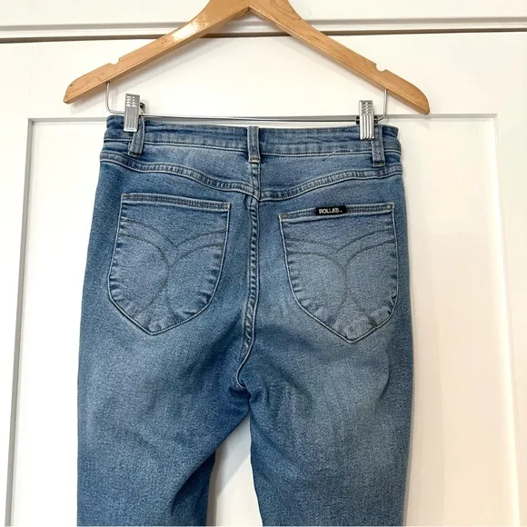 Rolla's The Waistcoat Ankle Distressed Knee Jeans sz 30