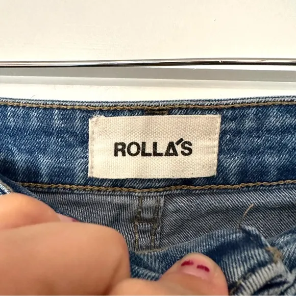 Rolla's The Waistcoat Ankle Distressed Knee Jeans sz 30