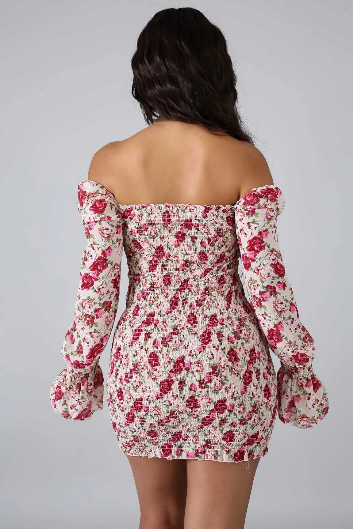 Rose mini dress