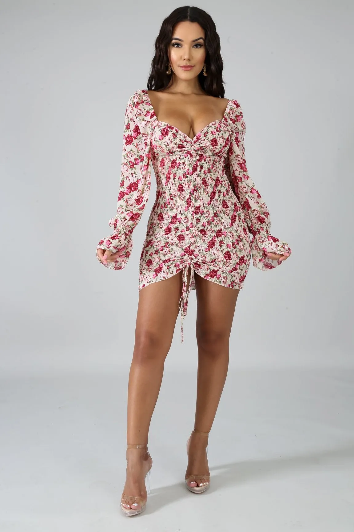 Rose mini dress