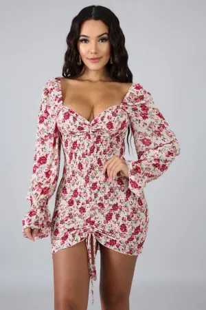 Rose mini dress