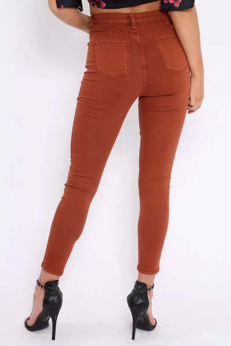 Rust Skinny Jeans - Madisson