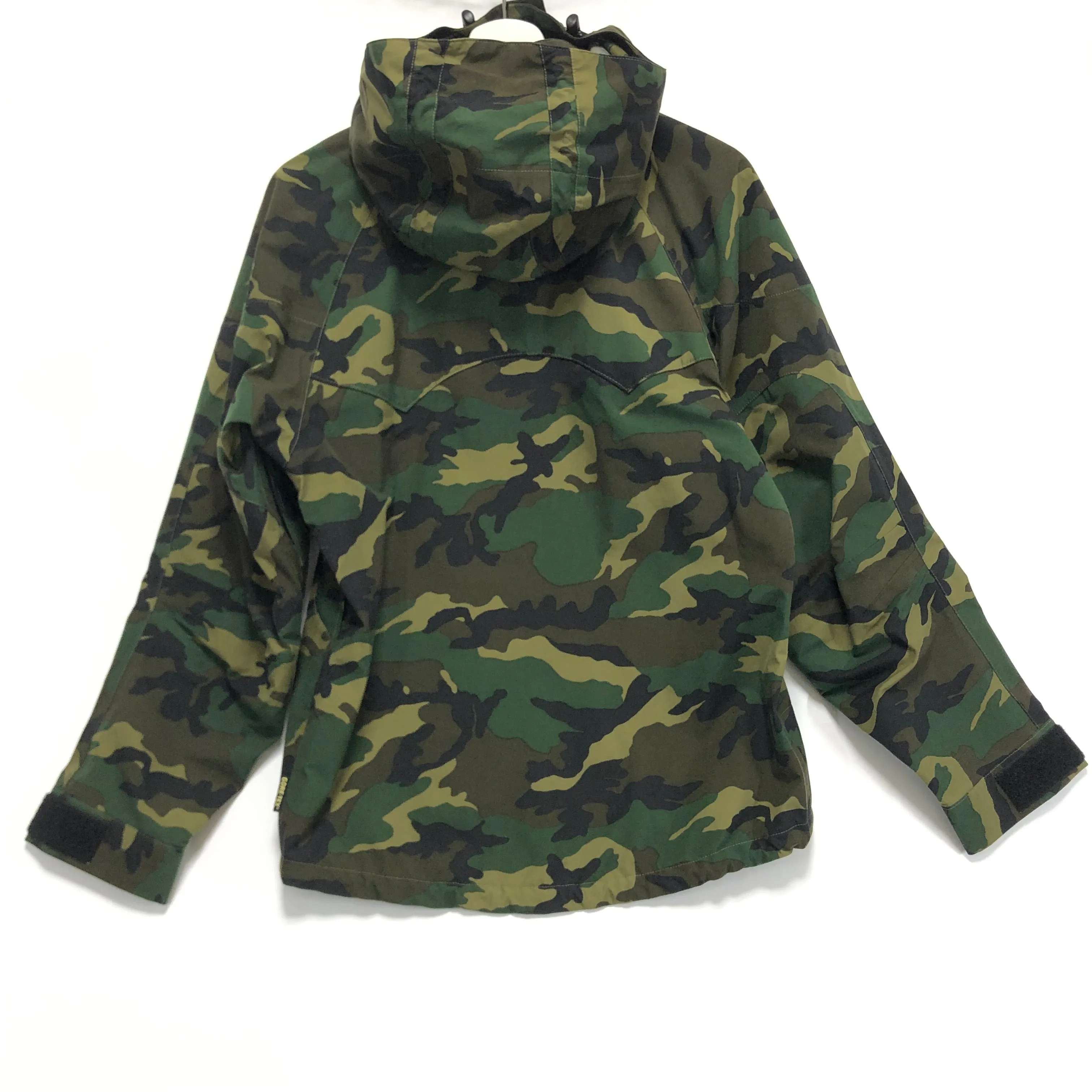 [S] A Bathing Ape Bape Gore Tex Woodland Camo Jacket