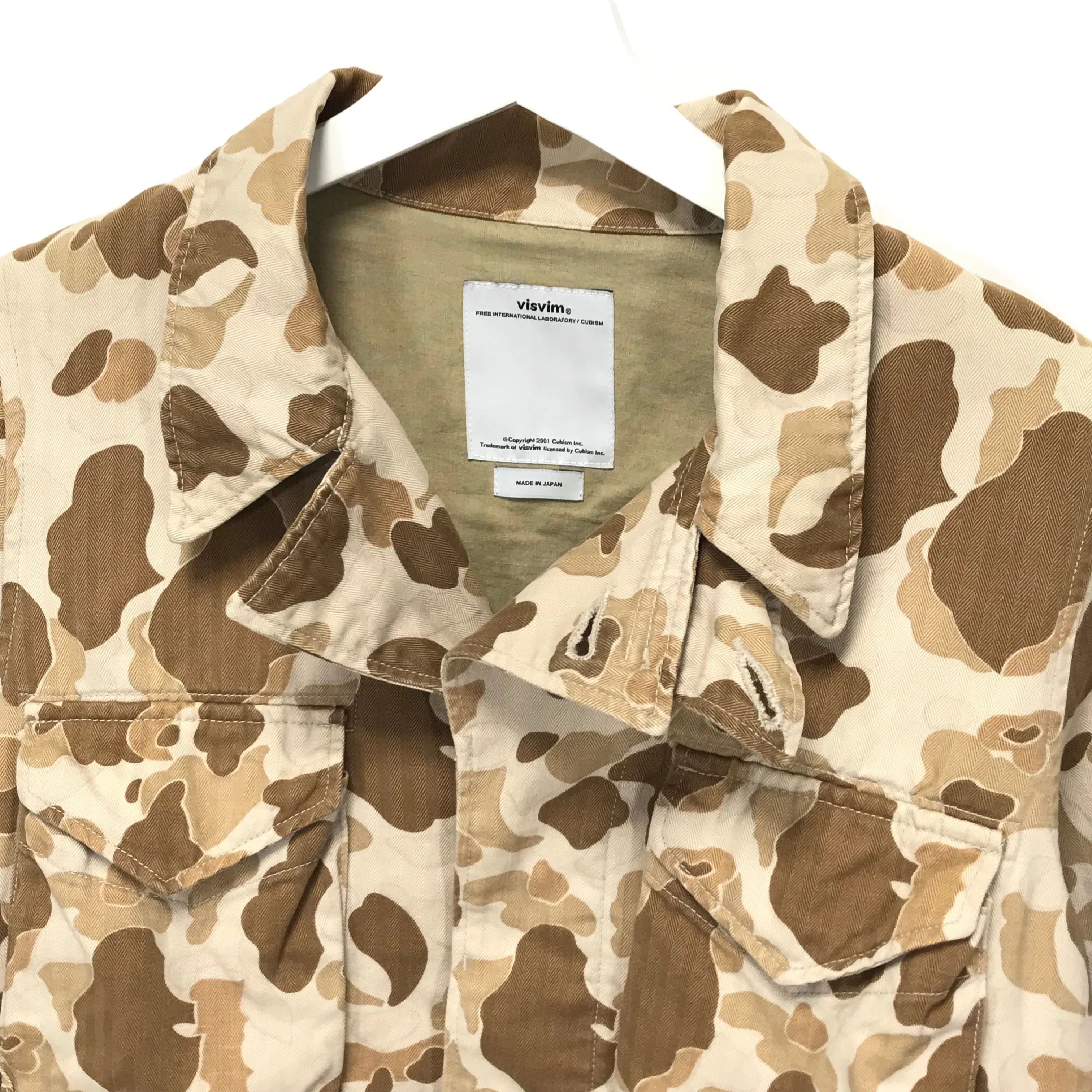 [S] VISVIM 15SS ACHSE JACKET CAMO